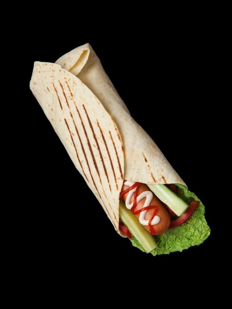 Сосиска в лаваше маленькая